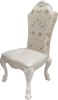 Ivory and Bone White Side Chair with Claw Legs (Set of 2)