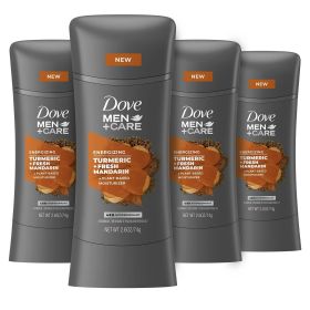 Dove Men+Care Antiperspirant Deodorant Turmeric + Fresh Mandarin Natural Inspired Deodorant For Men 2.6 Oz 4 Count