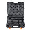 VEVOR 1/2" Drive Impact Socket Set, 65 Piece Socket Set SAE 3/8" to 1-1/4" and Metric 10-24mm, 6 Point Cr-V Alloy Steel for Auto Repair, Rugged Constr