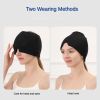 Gel Hot Cold Therapy Headache Pain Relief Cap 360Â° Massage Migraine Relief Hat Reusable Ice Head Wrap for Headache and Puffy Eyes