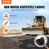 VEVOR Driveway Fabric, 3x100FT Non Woven Geotextile Fabric for Landscaping, Heavy Duty Garden Weed Barrier Fabric, 4OZ Landscape Fabric, French Drains