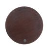 20" x 20" Circle Wall Mirror with Wooden Frame and Walnut Finish,Wall Mirror for Living Room Dining Room