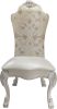 Ivory and Bone White Side Chair with Claw Legs (Set of 2)