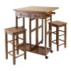 Suzanne 3-Pc Space Saver Set Teak