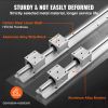 VEVOR Linear Guide Rail Set, SBR16 800mm, 2 PCS 31.5 in/800 mm SBR16 Guide Rails and 4 PCS SBR16UU Slide Blocks, Linear Rails and Bearings Kit for Aut