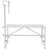 VEVOR Goat & Sheep Stand, 47x23 inch Livestock Stand, Metal Livestock Milking and Shearing Stand 21" to 33" Adjustable Height, with Headpiece and Nose