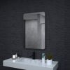 24 in. W x 36 in. H Rectangular Framed Wall Bathroom Vanity Mirror in Oil Rubbed Bronze