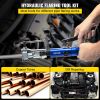 VEVOR Hydraulic Flaring Tool Kit, 45Â° Double Flaring Tool, Brake Repair Brake Flaring Tools for 3/16"-1/2", Brake Flare Tool with Tube Cutter and Deb