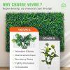 VEVOR 12PCS 24"x16" Grass Wall Panels for 32 SQ Feet, Boxwood Hedge Wall Panels, Artificial Grass Backdrop Wall 1.6", Privacy Hedge Screen UV Protecte