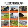 VEVOR Driveway Fabric, 3x100FT Non Woven Geotextile Fabric for Landscaping, Heavy Duty Garden Weed Barrier Fabric, 4OZ Landscape Fabric, French Drains