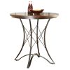 Adele - Round Counter Table - Dark Brown