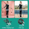 Intelligent Electronic Counting Ropeless Skipping Rope; Non-slip Dual-use Weight-bearing Ball Jump Rope; Fitness Indoor And Outdoor Dual-use