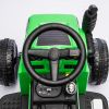 12V Kids Ride On Electric Tractor Black Knight,Kids Ride On Toy.2WD,Non-skid tires, steering wheel, foot pedal,With Removable storage tug,Light,Blueto