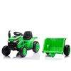 12V Kids Ride On Electric Tractor Black Knight,Kids Ride On Toy.2WD,Non-skid tires, steering wheel, foot pedal,With Removable storage tug,Light,Blueto