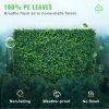 VEVOR 12PCS 24"x16" Grass Wall Panels for 32 SQ Feet, Boxwood Hedge Wall Panels, Artificial Grass Backdrop Wall 1.6", Privacy Hedge Screen UV Protecte