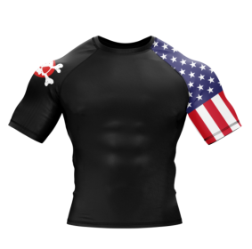 XM AMERICAN WARRIOR - Longsleeve And Shortsleeve - XMARTIAL (Option: M-Shortsleeves)