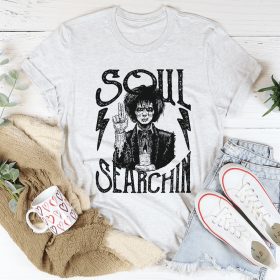 Soul Searchin Halloween T-Shirt (Color: Ash, size: 2XL)