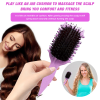 Curl Defining Brush,Boar Bristle Hair Brush Styling Brush for detangling,combing and shaping men and women,curls to reduce pulling and curl separation