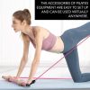 2 Latex Exercise Resistance Band - 2-Section Sticks - All-in-one Strength Weights Equipment for Body Fitness Squat Yoga