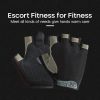 Breathable Fitness Gloves Gym Weightlifting Thin Non-slip Half Finger Cycling Gloves Equipment Yoga Bodybuilding Training Sports Grey Color