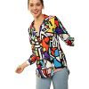 Blouses for Women Fashion; Casual Long Sleeve Button Down Shirts Tops; XS-3XL